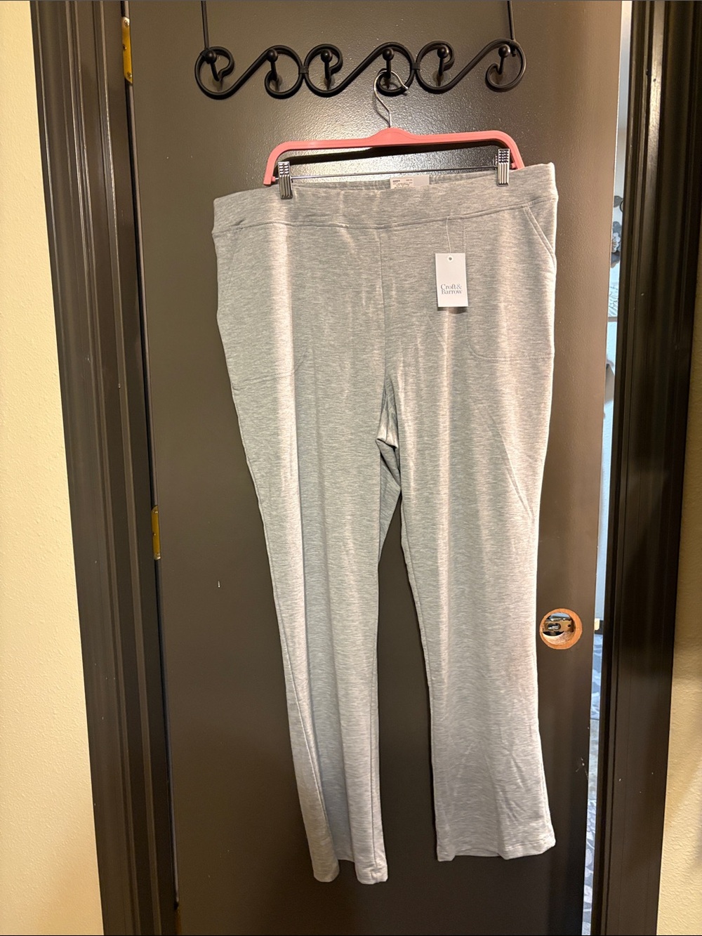 croft & barrow Light Gray wonens Pull-On sweats